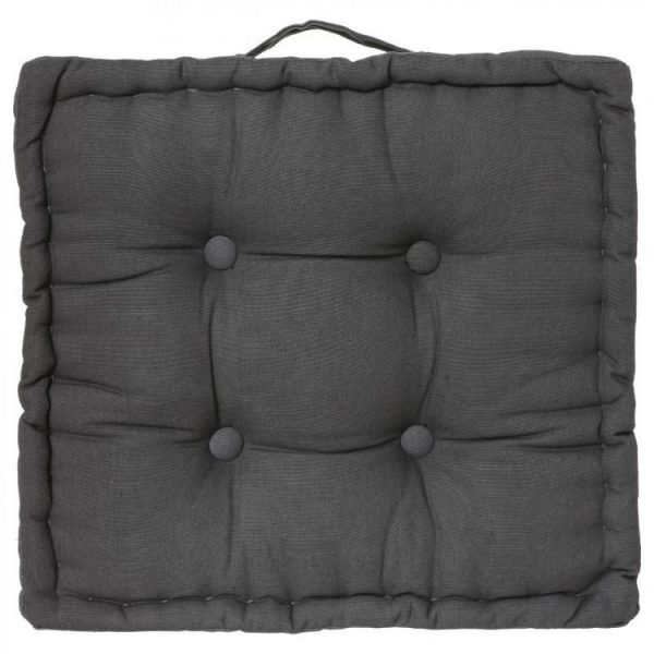 Grosses soldes ✔️ Coussin De Sol Dorian 40x40cm Gris Foncé 😉 1