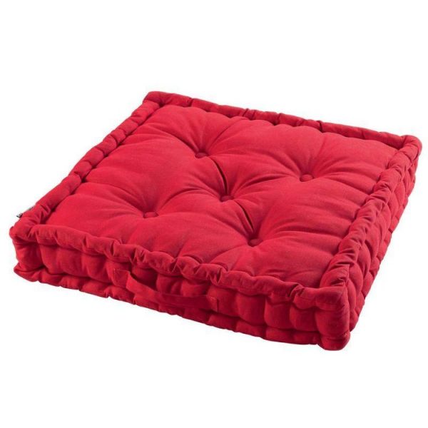 De gros 🤩 Paris Prix Coussin De Sol Déco Panama 60x60cm Rouge 😍 1