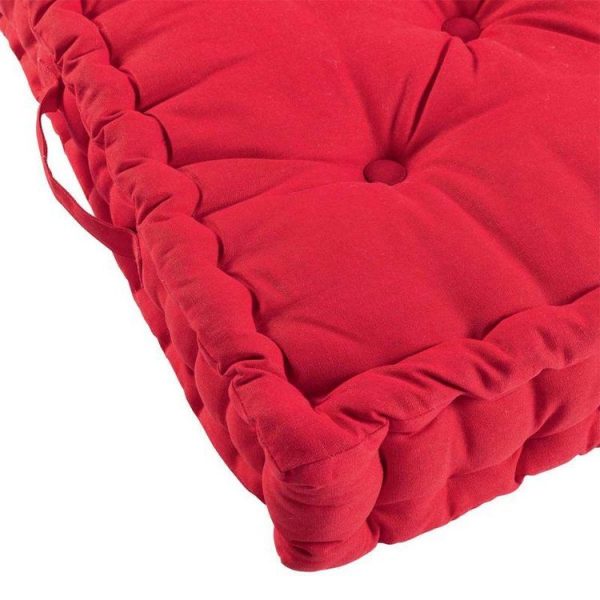 De gros 🤩 Paris Prix Coussin De Sol Déco Panama 60x60cm Rouge 😍 3