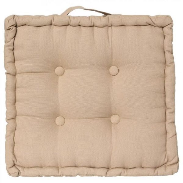 De gros ⌛ Coussin De Sol Dorian 40x40cm Beige 🥰 1