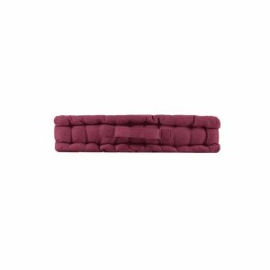 Promo 👍 Paris Prix Coussin De Sol Déco Panama 45x45cm Bordeaux 👍 9