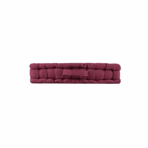 Promo 👍 Paris Prix Coussin De Sol Déco Panama 45x45cm Bordeaux 👍 4