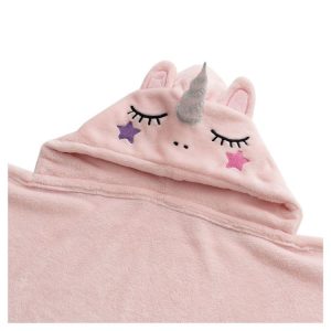 Sortie ⭐ ACTUEL Plaid Uni Enfant Forme Cape LICORNE ⌛ 7