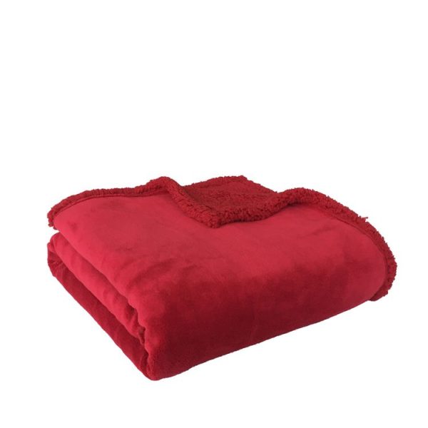 Budget 🥰 ACTUEL Couverture Unie Double Face En Polyester 240g/m² SANTA WORKSHOP 🧨 1