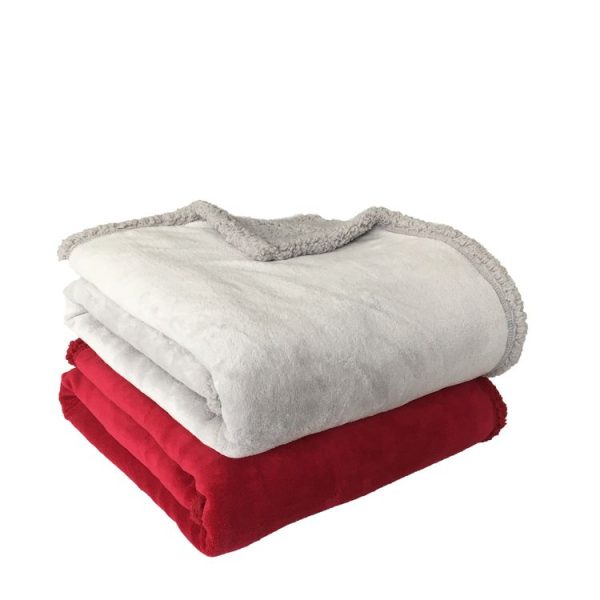 Budget 🥰 ACTUEL Couverture Unie Double Face En Polyester 240g/m² SANTA WORKSHOP 🧨 3