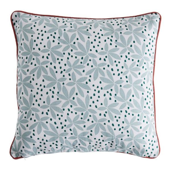 Meilleure vente ⭐ ACTUEL Coussin Déco Déhoussable En Coton FLEURS 😍 1