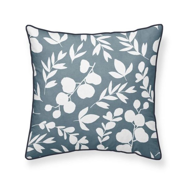 Le moins cher 🎁 Coussin Déco Déhoussable En Coton Motif Floral 🔔 1