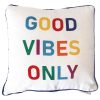 Offres 🧨 ACTUEL Coussin Déco Imprimé GOOD VIBES 💯 10