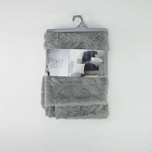 De gros 👍 Paris Prix Plaid Imitation Fourrure Cougar 125x150cm Gris 👏 6