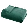 De gros 🔔 Plaid Doux Uni Flanel 130x180cm Vert 🎁 5