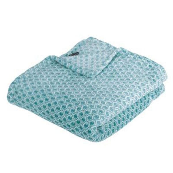 Meilleure vente ❤️ Plaid Flanelle Imprimé Otto 125x150cm Bleu 🛒 1