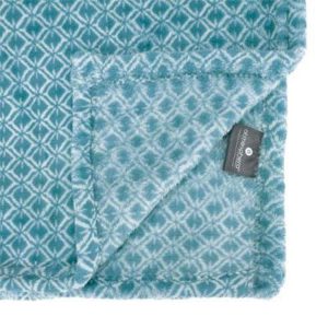 Meilleure vente ❤️ Plaid Flanelle Imprimé Otto 125x150cm Bleu 🛒 7