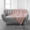 Meilleure affaire 😀 Paris Prix Plaid Uni En Coton Calyssa 125x150cm Rose 💯 10