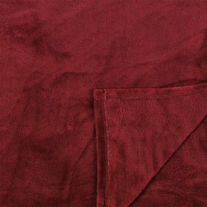 Acheter ⌛ Paris Prix Plaid Microfibre Vienne 125x150cm Bordeaux 🌟 7