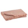 Sortie 🔔 Paris Prix Plaid Déco Gaufré 130x170cm Rose Clair 🔔 13