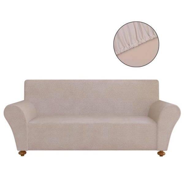 Les meilleures critiques de 🛒 VIDAXL Housse Extensible De Canape Beige Jersey De Polyester 🛒 3