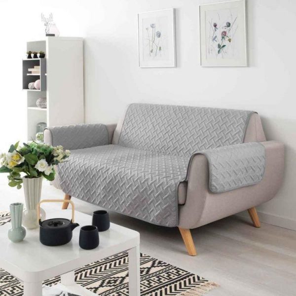 Budget ✔️ Paris Prix Protège Canapé Lounge 179x279cm Gris 🛒 4