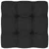 Sortie ⌛ VIDAXL Coussin De Canape Palette Noir 70x70x10 Cm 🌟 11