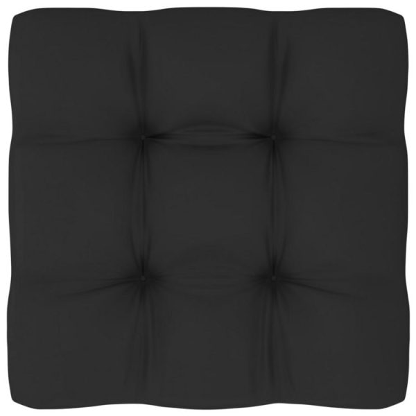 Sortie ⌛ VIDAXL Coussin De Canape Palette Noir 70x70x10 Cm 🌟 1