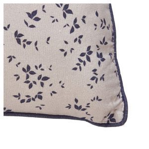 Coupon 🔔 ACTUEL Coussin Déco Déhoussable En Coton Motif Floral Finition Passepoil ✨ 7