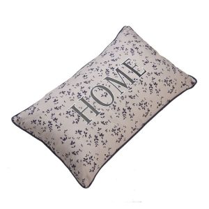 Coupon 🔔 ACTUEL Coussin Déco Déhoussable En Coton Motif Floral Finition Passepoil ✨ 9