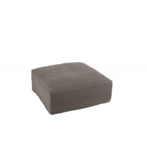 Coupon 👍 Paris Prix Housse Pour Pouf Monaco 105x105cm Taupe 😍 7