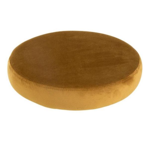 Sortie 💯 Paris Prix Galette De Chaise Ronde Assise 34cm Ocre ✔️ 1