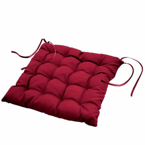 Bon marché 🥰 Paris Prix Galette De Chaise Essentiel 40x40cm Bordeaux 🛒 1