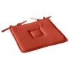 Le moins cher 🔥 Galette De Chaise Plate Panama – 40 Cm X 40 Cm – Orange Terre Cuite 😀 7