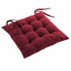 Le moins cher 👍 Paris Prix Coussin De Chaise Mistral 40x40cm Bordeaux 🔥 7