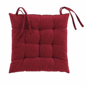 Le moins cher 👍 Paris Prix Coussin De Chaise Mistral 40x40cm Bordeaux 🔥 7