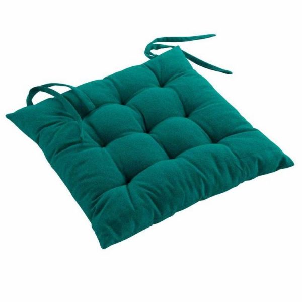 Nouveau 👏 Paris Prix Coussin De Chaise Mistral 40x40cm Émeraude ✔️ 1