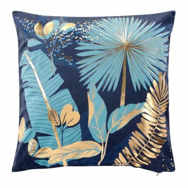 Budget 🌟 Paris Prix Coussin De Sol Imprimé Adelor 40x40cm Bleu 🎁 1