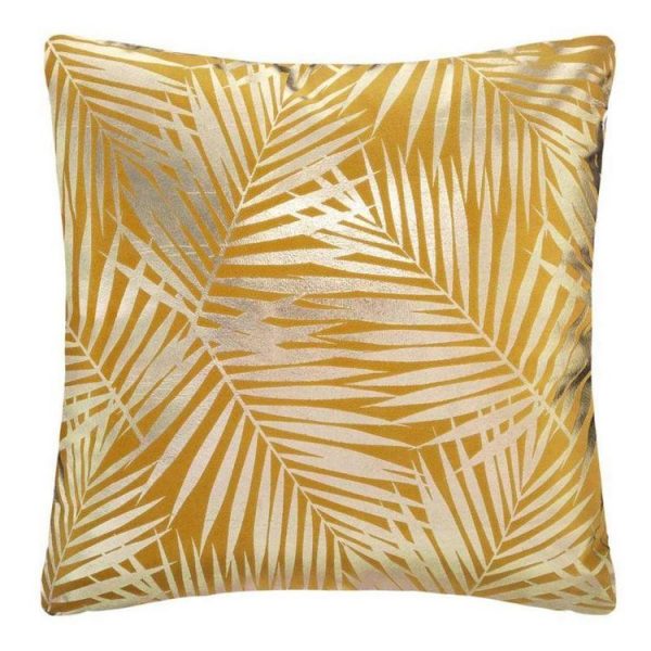 Top 10 🔥 Coussin Déhoussable Velours Tropicor 40x40cm Ocre 🔥 1