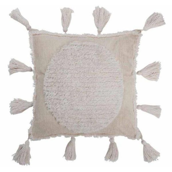 Meilleure affaire 🌟 Paris Prix Coussin Carré Déco Floches 45x45cm Blanc ❤️ 1