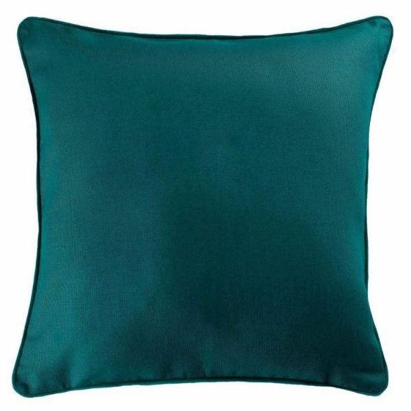 Vente flash ❤️ Paris Prix Coussin Déco Panama 60x60cm Vert Emeraude ❤️ 1