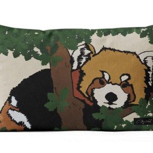 Le moins cher 🎉 Soleil D’ocre Housse De Coussin Safari Panda Roux 32×50 Cm ⭐ 6