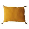 Top 10 ✔️ Coussin Rectangulaire Panama Avec 4 Pompons En Jute – 70 Cm X 50 Cm – Jaune Moutarde 😉 11