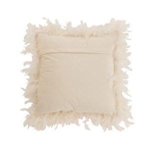 Sortie ❤️ Paris Prix Coussin Déco Plumes 45cm Blanc 😀 7