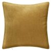 Meilleure vente ✨ Coussin Déco Déhoussable Côtelé 40x40cm Ocre ✔️ 13