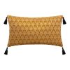 Sortie 🛒 ATMOSPHERA Coussin 30×50 Chenille Lurex Art Ocre 🤩 11