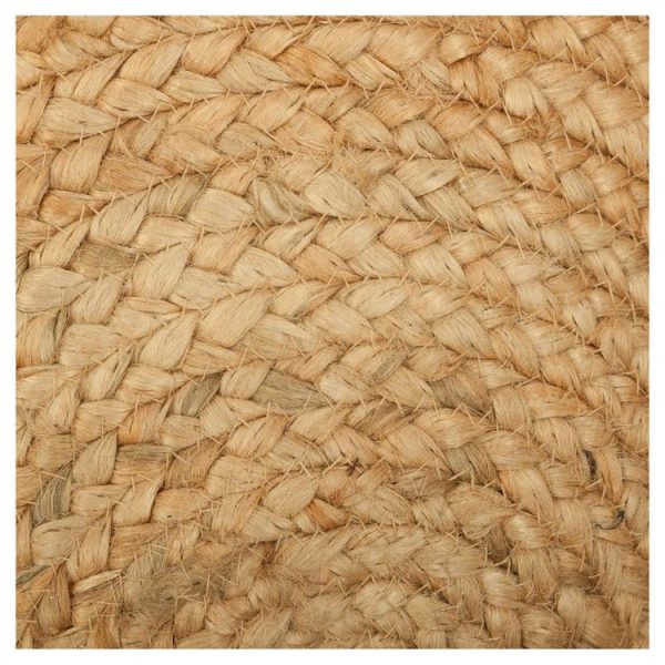 Vente flash ❤️ ATMOSPHERA Tapis Déco Rond En Jute Végétal Ajouré SOLEIL Diamètre 120 Cm 😀 4