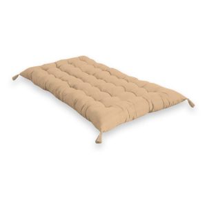 Meilleur prix 🎉 Matelas De Sol Uni En Coton Finition Pompons ⭐ 12